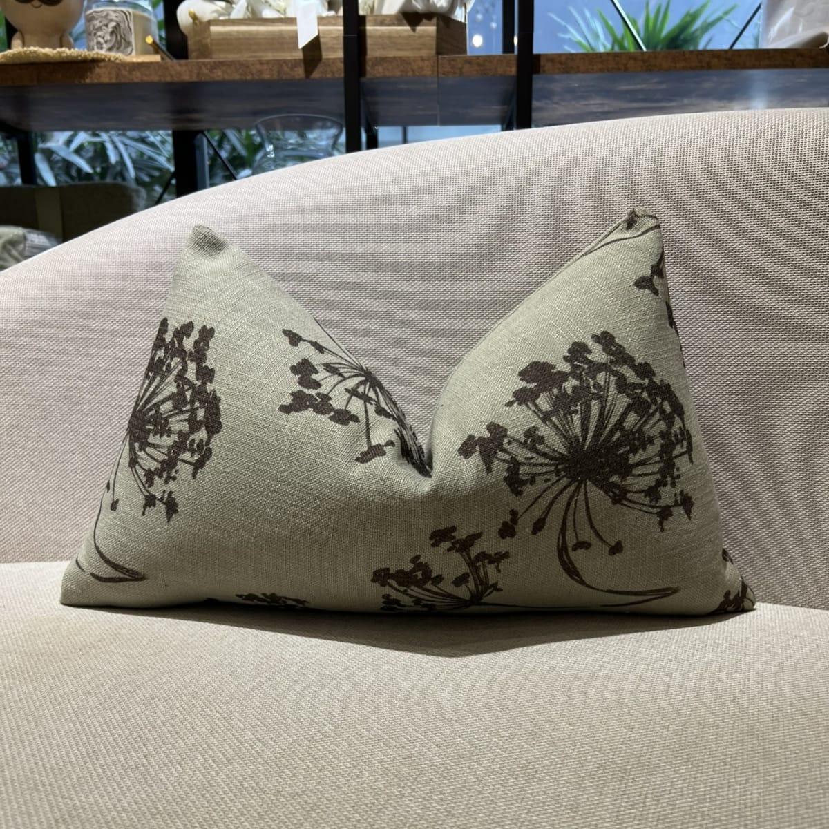 Funda de Cojín Olivia Verde Rectangular4