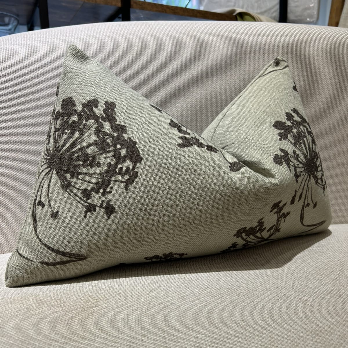 Funda de Cojín Olivia Verde Rectangular6