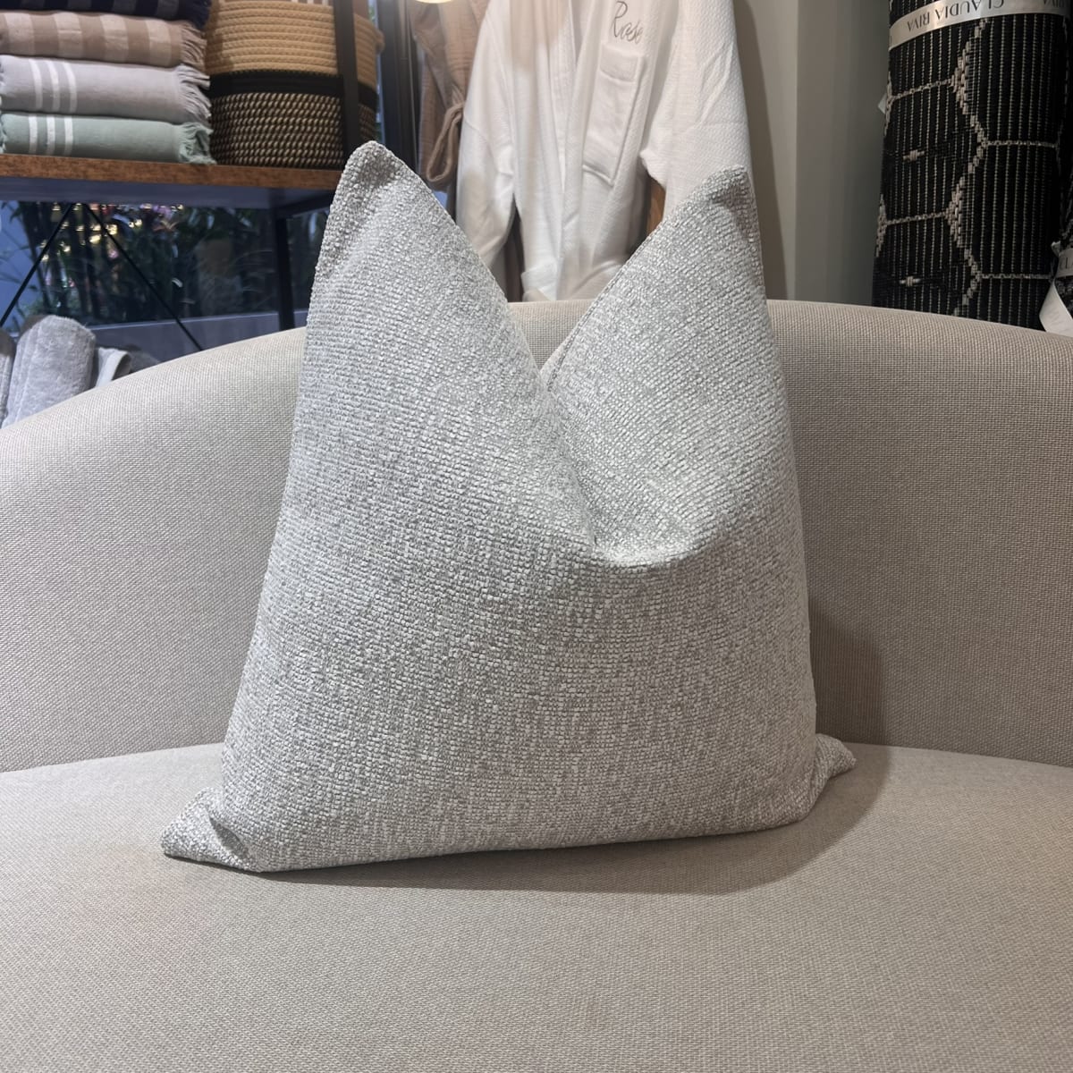 Funda de Cojín Ainara Plata2