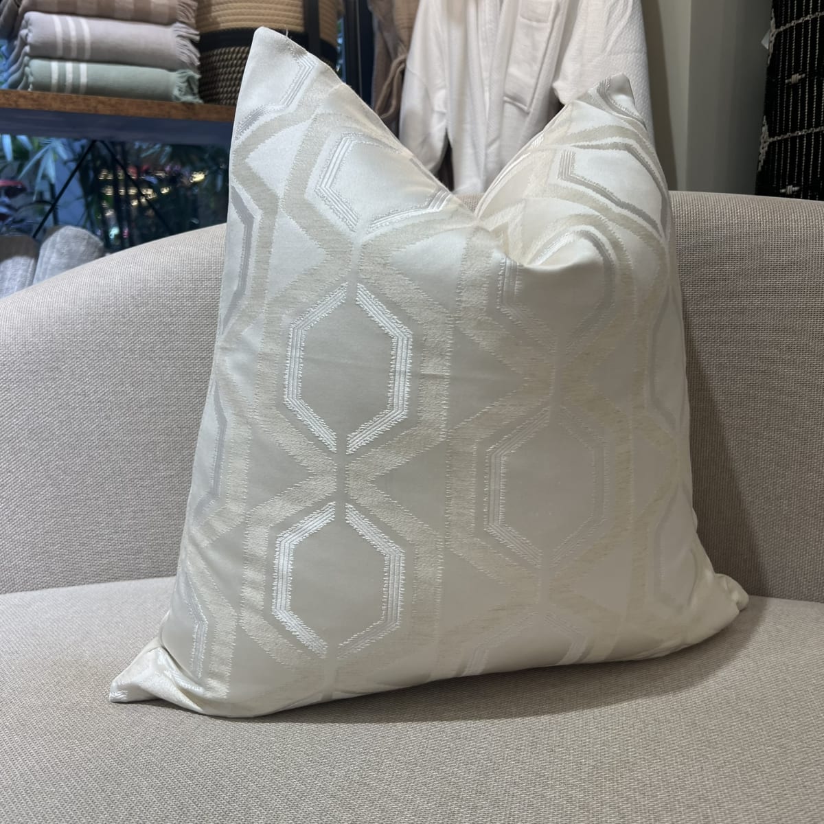 Funda de Cojín Geometric Ivory3