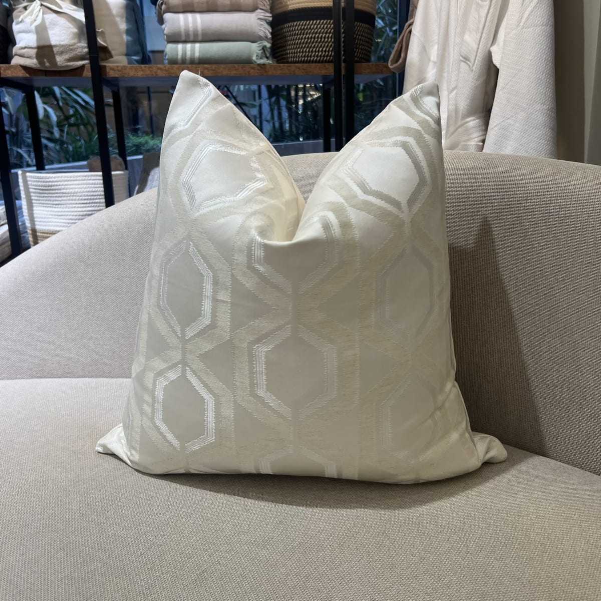 Funda de Cojín Geometric Ivory4