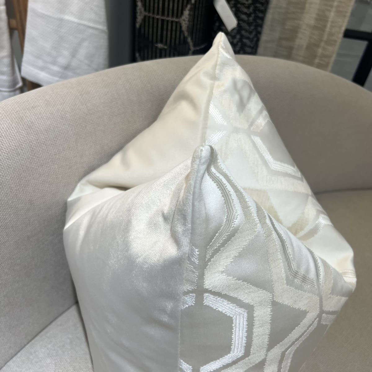 Funda de Cojín Geometric Ivory6