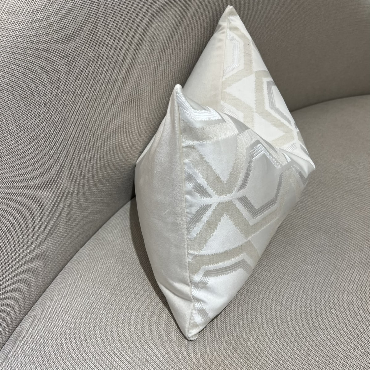 Funda de Cojín Geometric Ivory Rectangular4