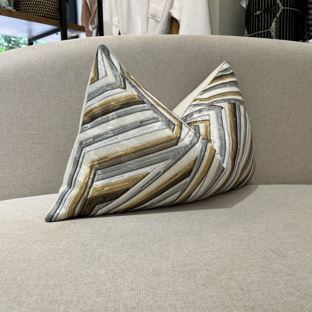Funda de Cojín Samantha Gold rectangular4