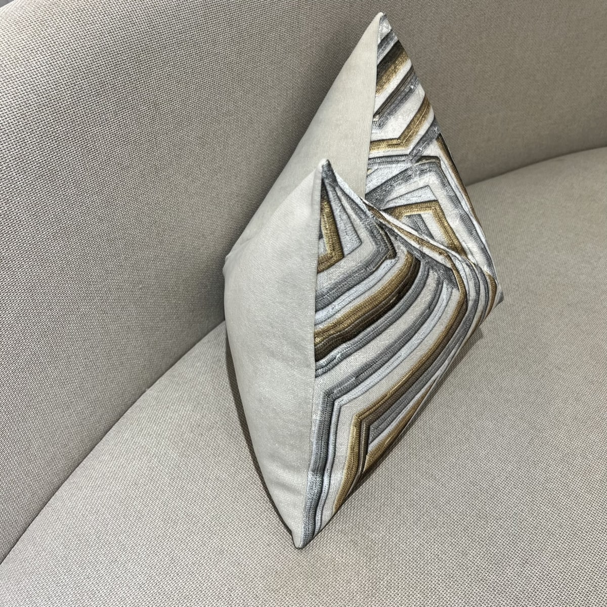 Funda de Cojín Samantha Gold rectangular5