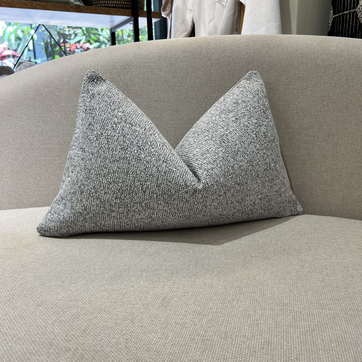 Funda de Cojín Ainara Grafito Rectangular2