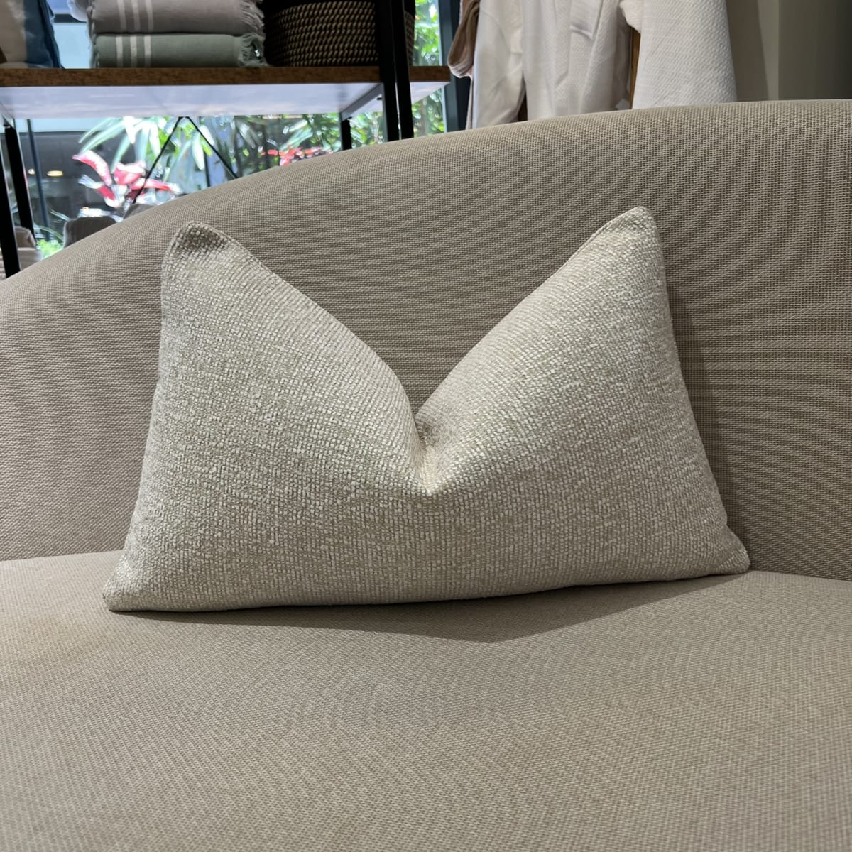 Funda de Cojín Ainara Beige Rectangular3