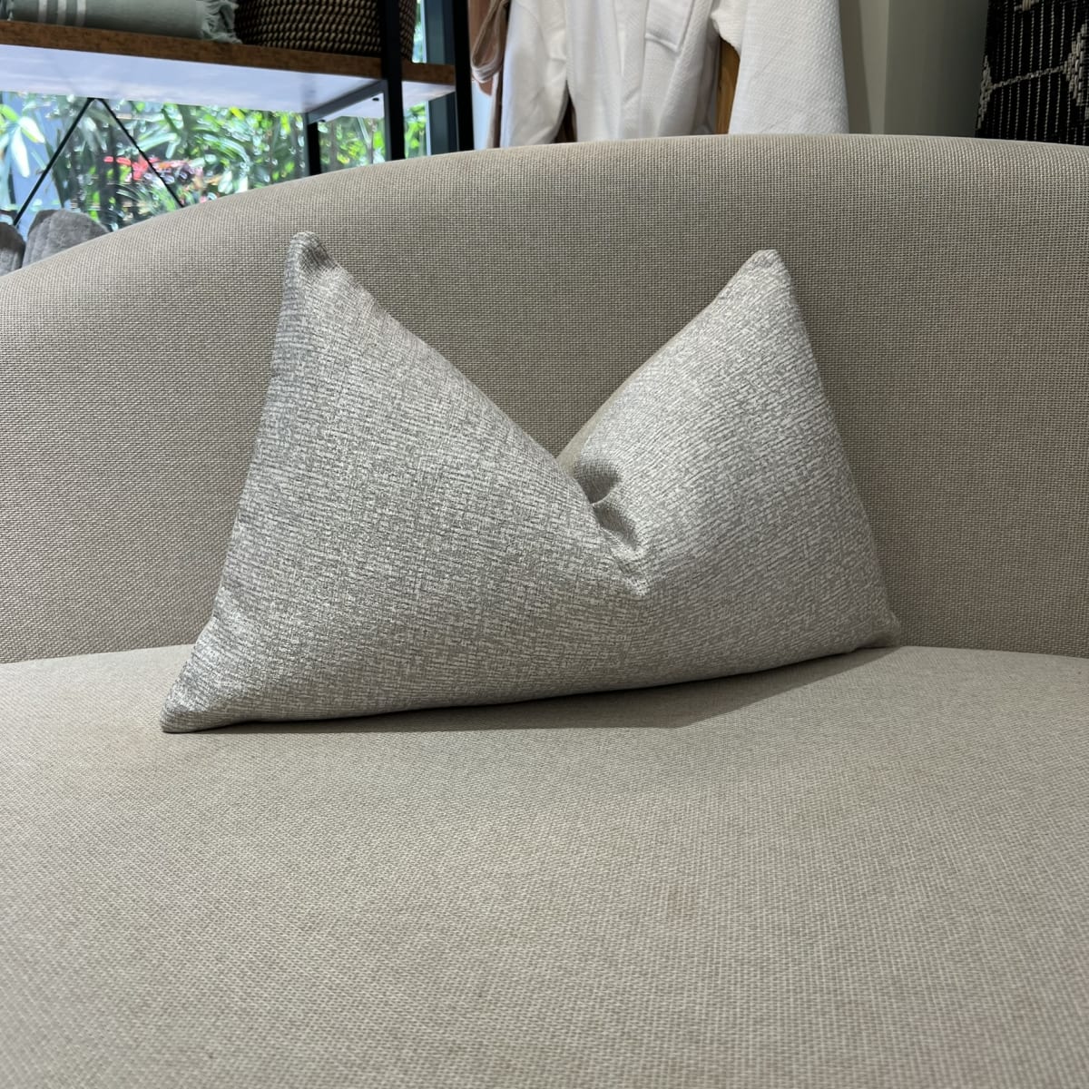 Funda de Cojín Granito Plata Rectangular2