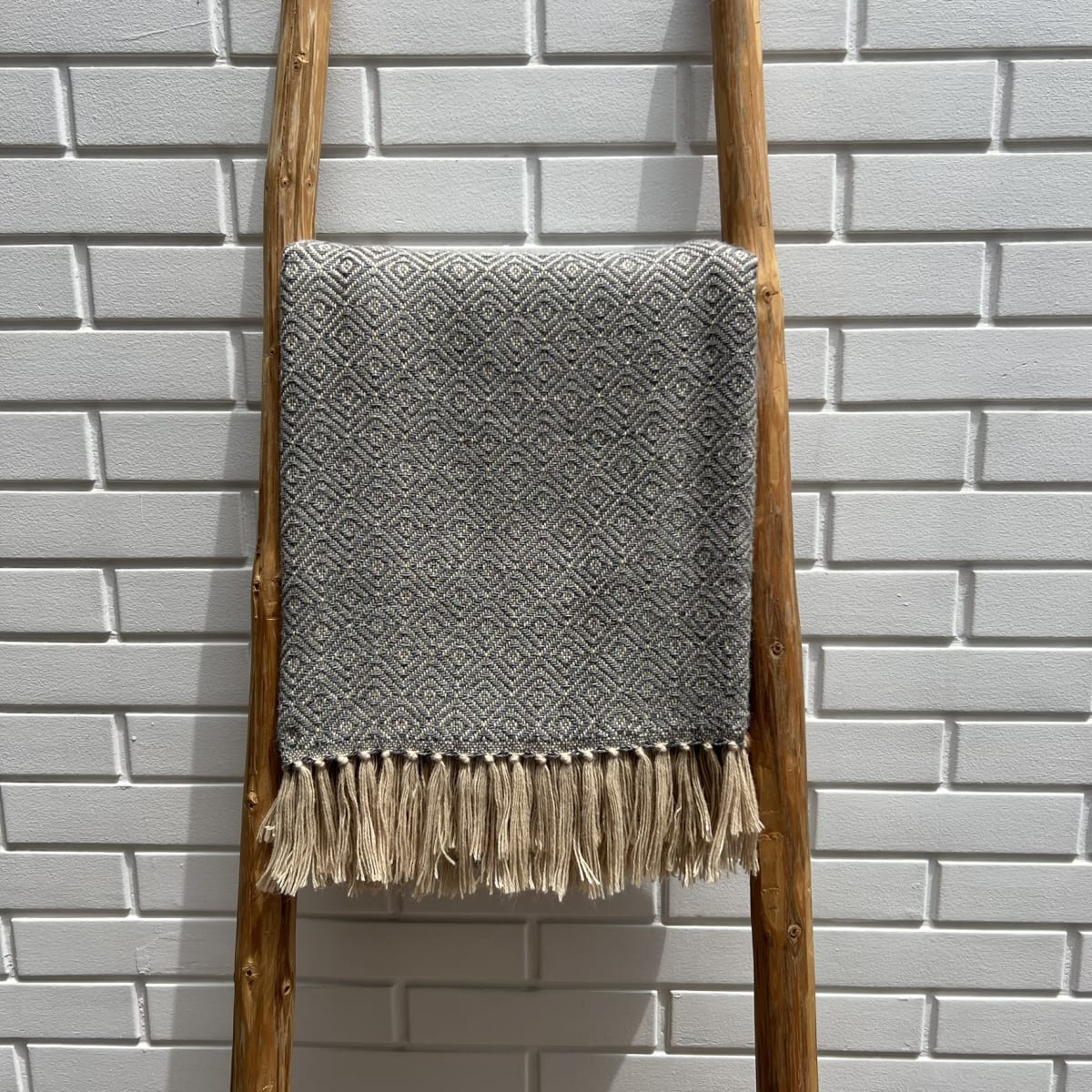 Manta Rombos CharcoalBrown7