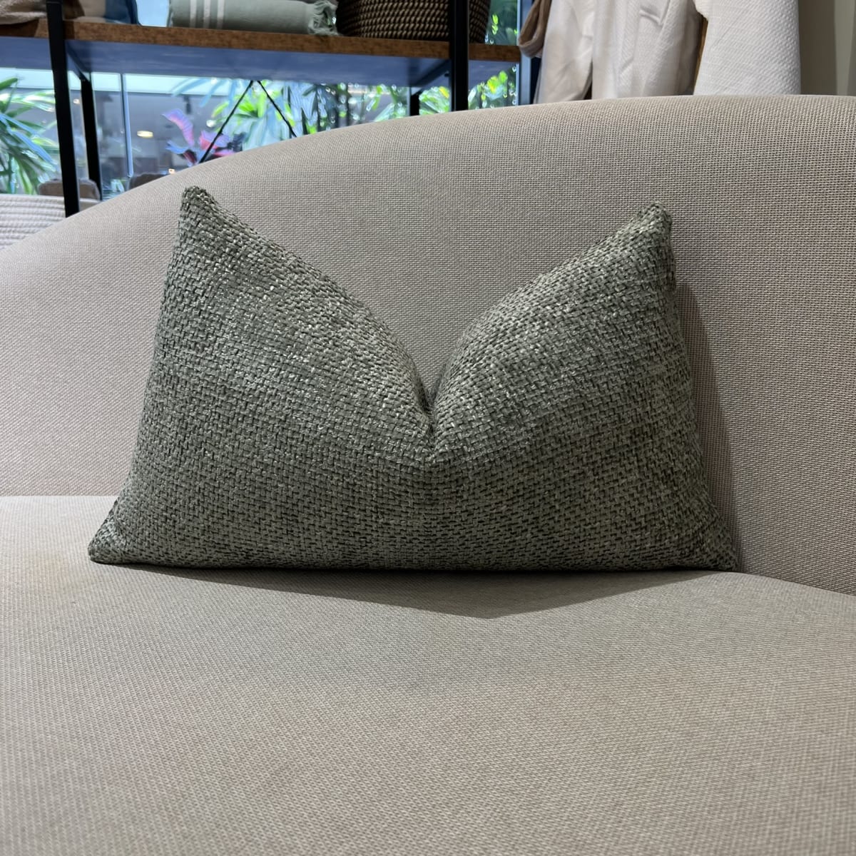 Funda de Cojín Kamui Verde Rectangular2