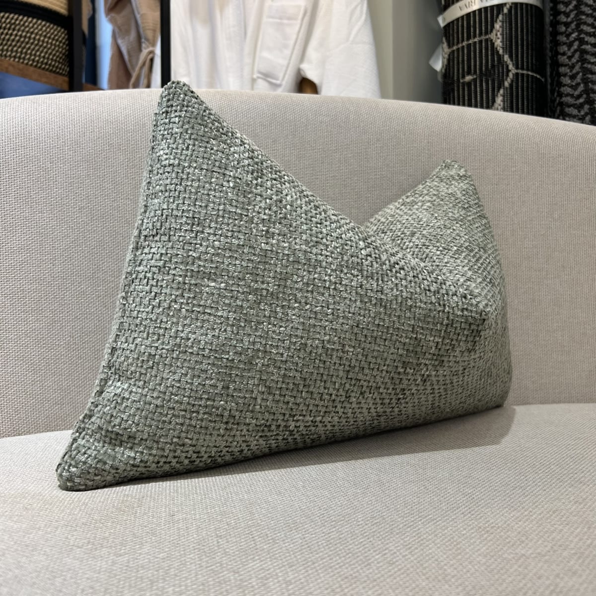 Funda de Cojín Kamui Verde Rectangular3