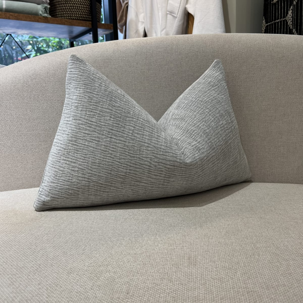 Funda de Cojín Alicia Gris Rectangular2