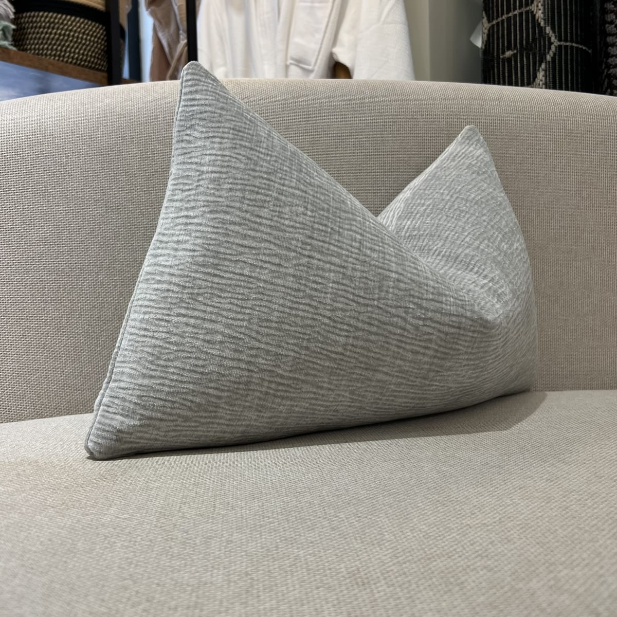 Funda de Cojín Alicia Gris Rectangular4