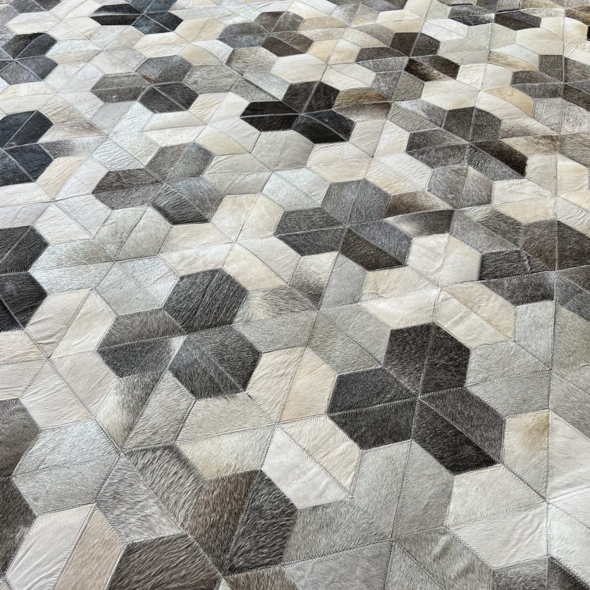 Alfombra de Cuero Panal2