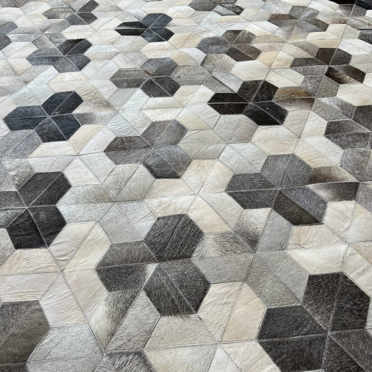 Alfombra de Cuero Panal3