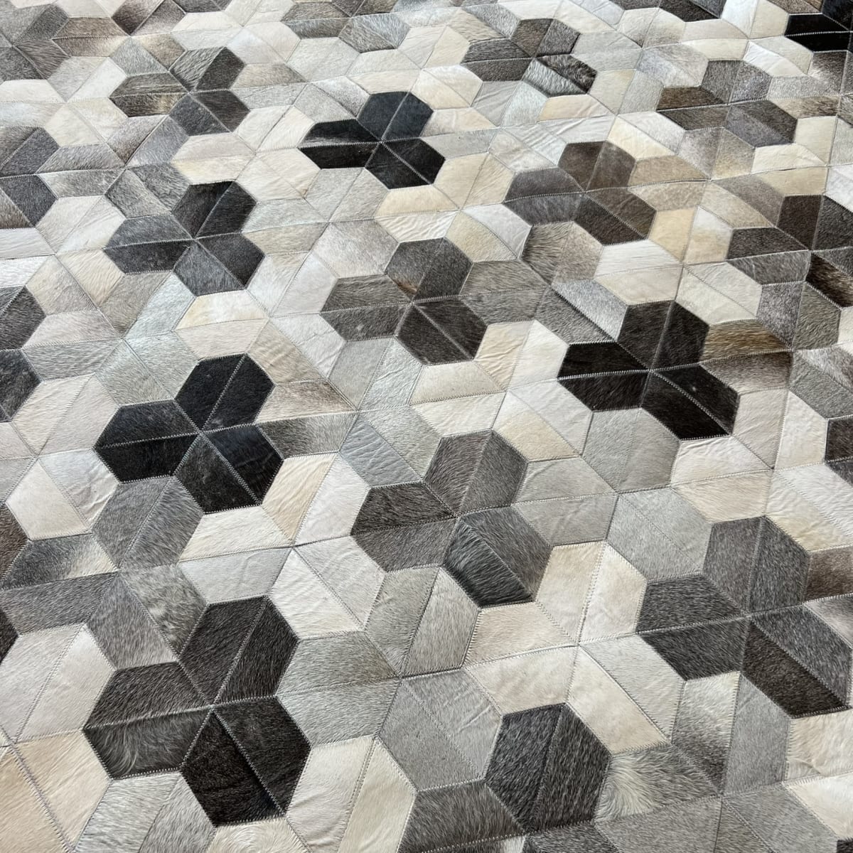 Alfombra de Cuero Panal4