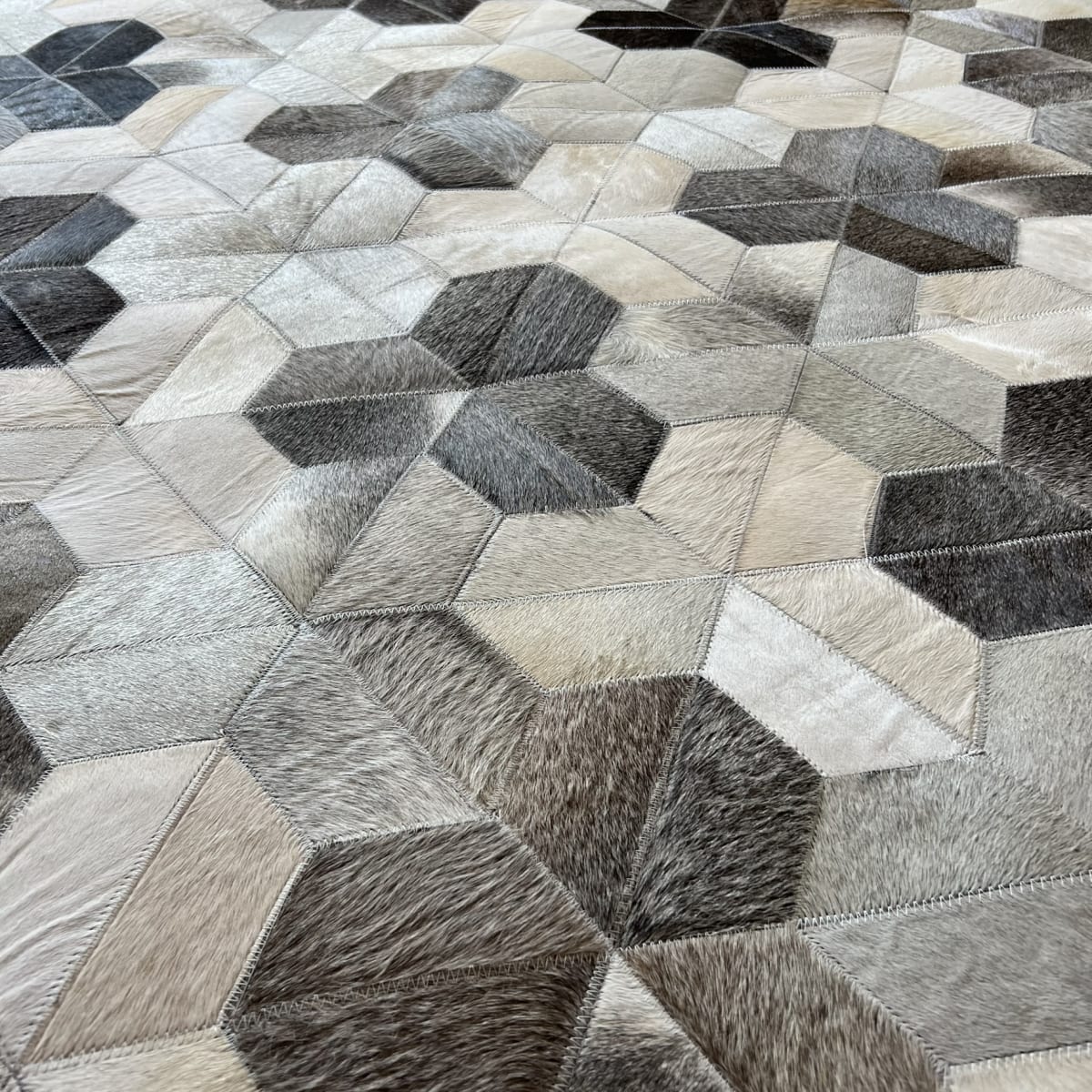 Alfombra de Cuero Panal5