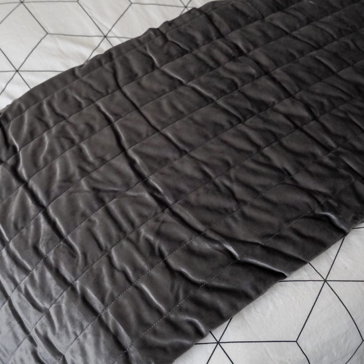 Cubrecama Velvet Charcoal6