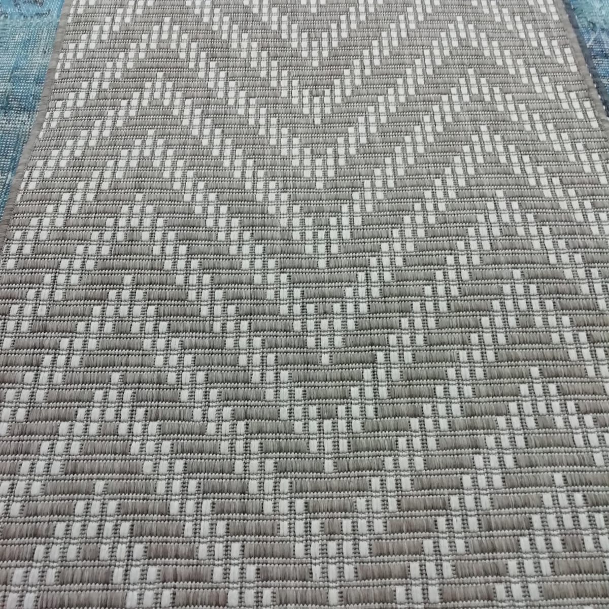 Alfombra Runner ZigZag Champagne2