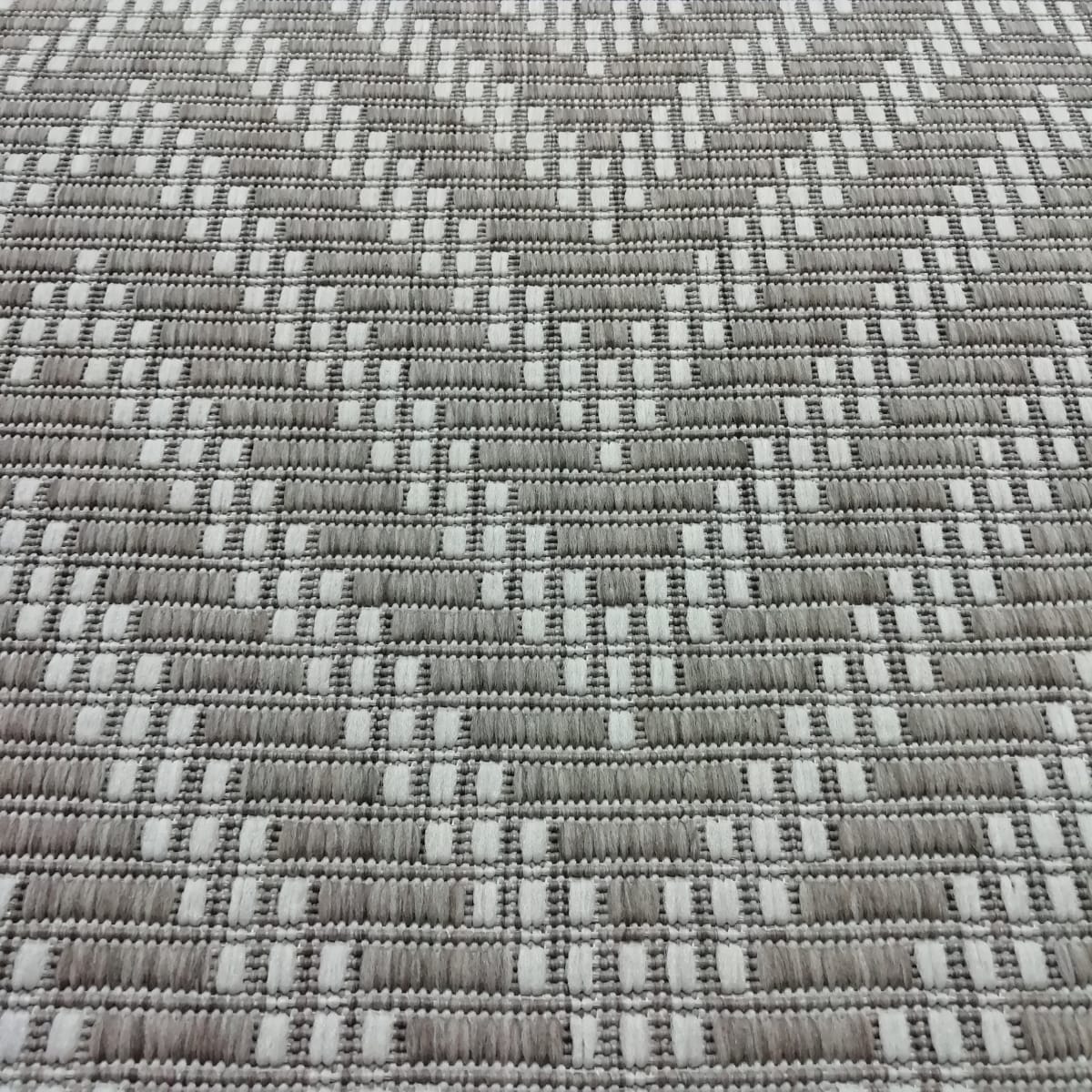 Alfombra Runner ZigZag Champagne1
