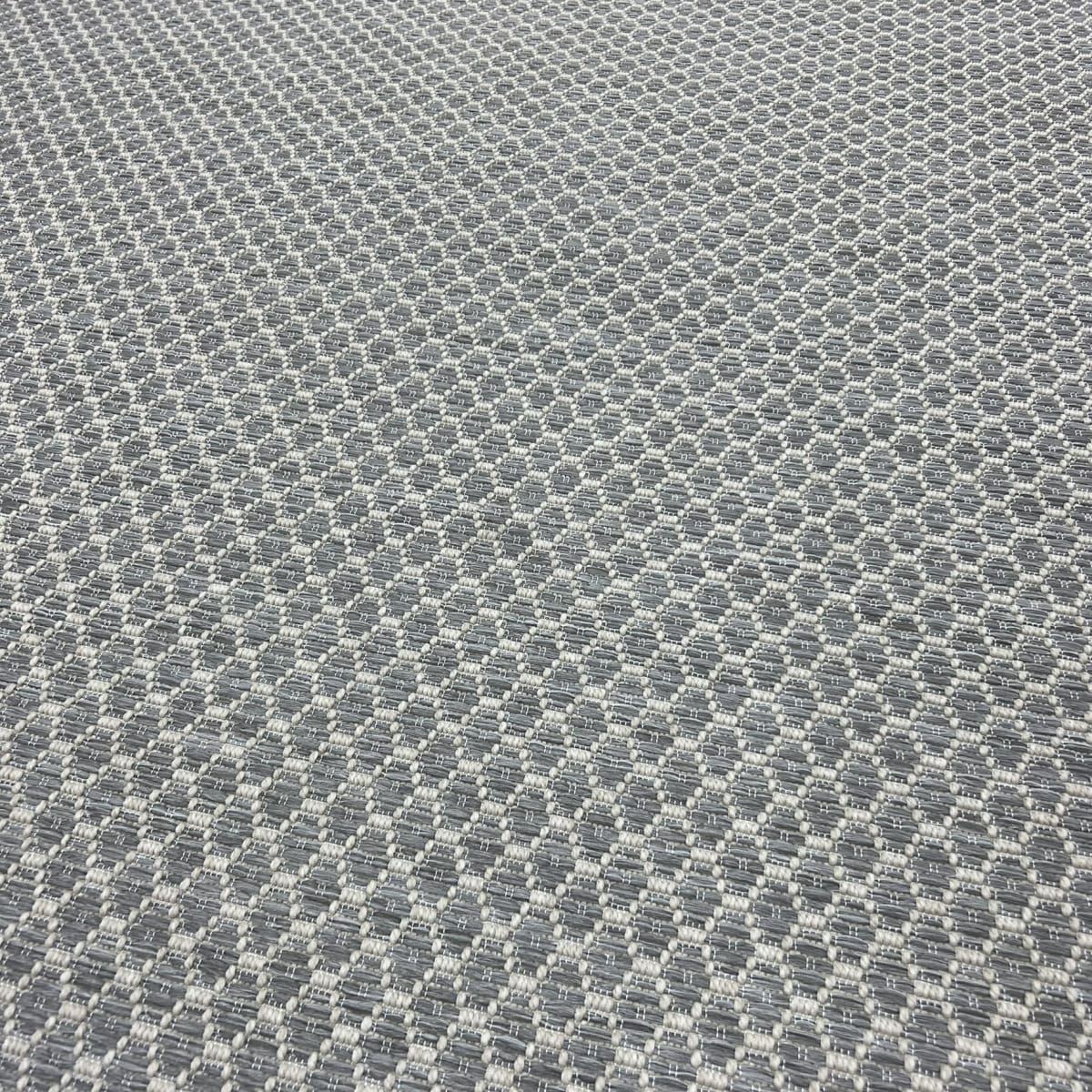 Alfombra Rombos Celeste 3304