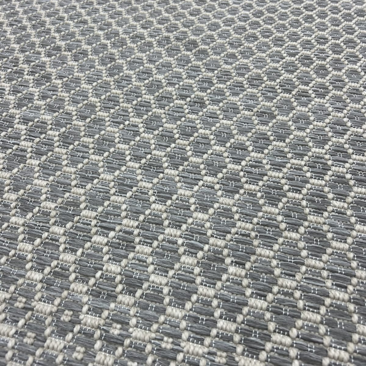 Alfombra Rombos Celeste 3305