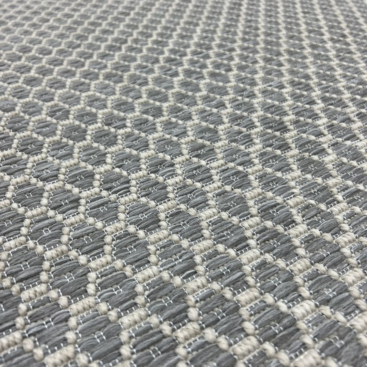 Alfombra Rombos Celeste 3306