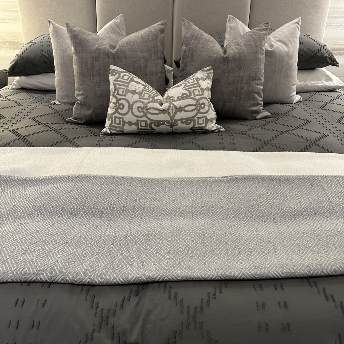 Funda Edredón Rombos Charcoal3