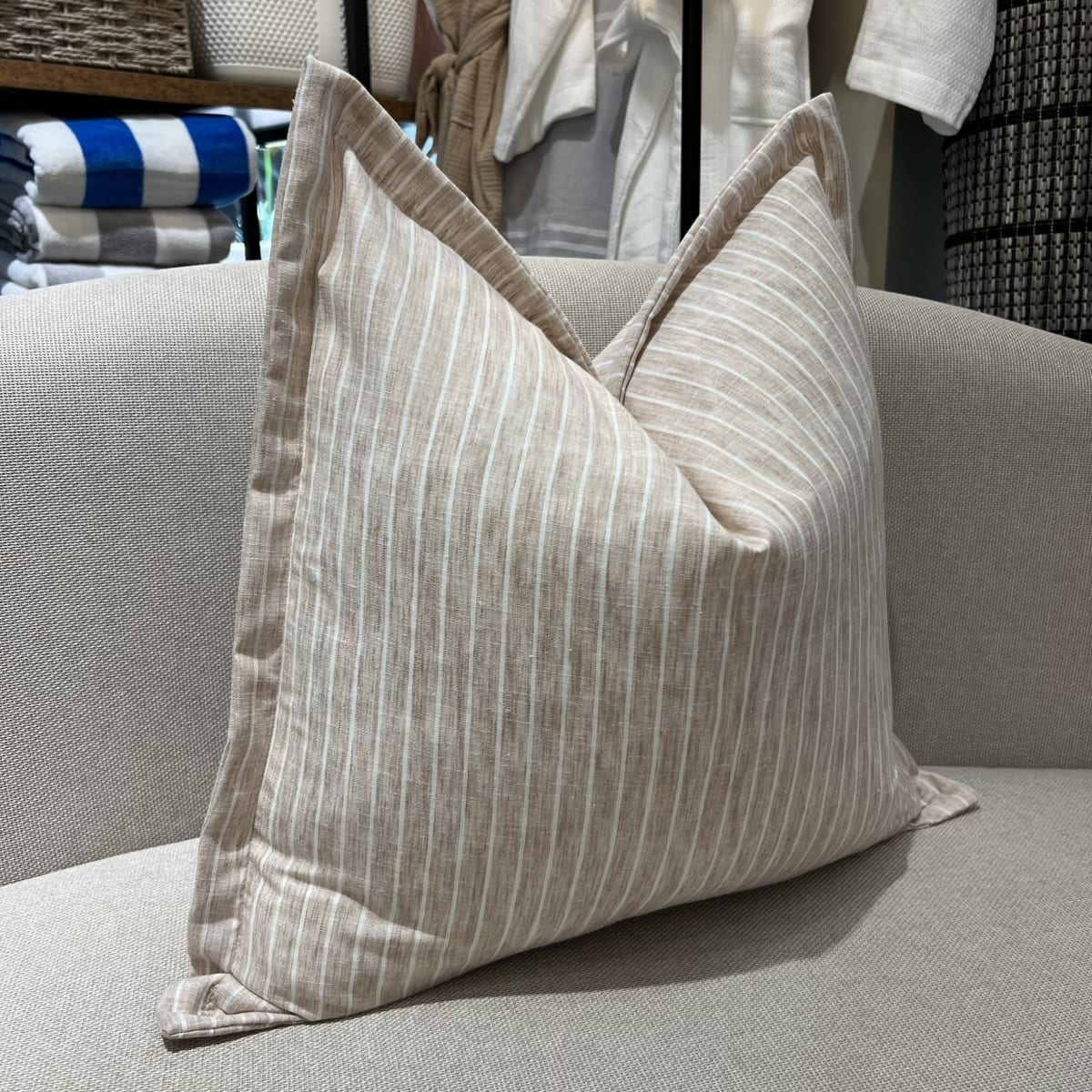 Funda de Cojín Lino Moana Beige5