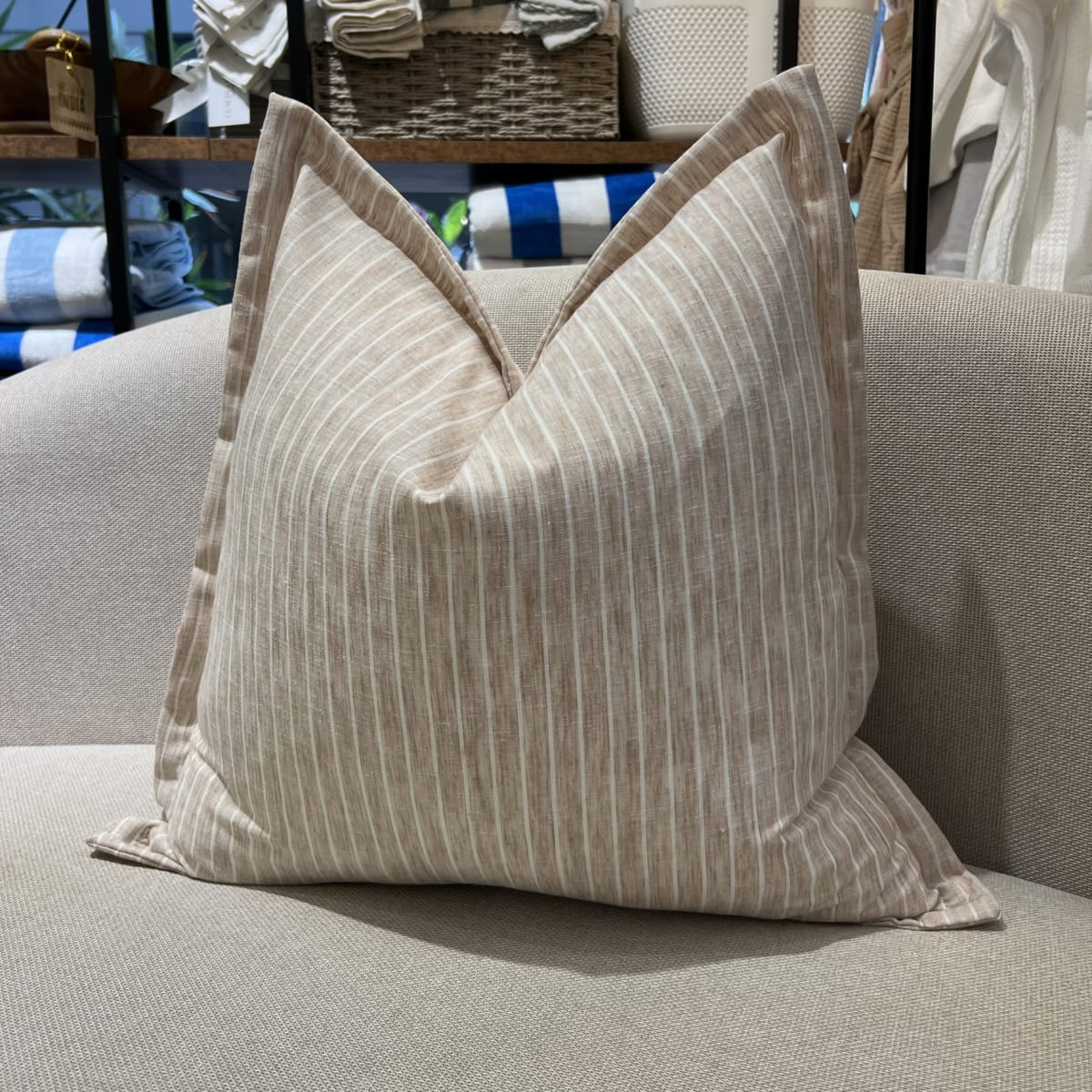 Funda de Cojín Lino Moana Beige6