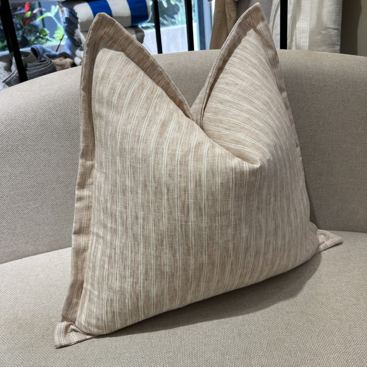 Funda de Cojín Lino Marina Beige4