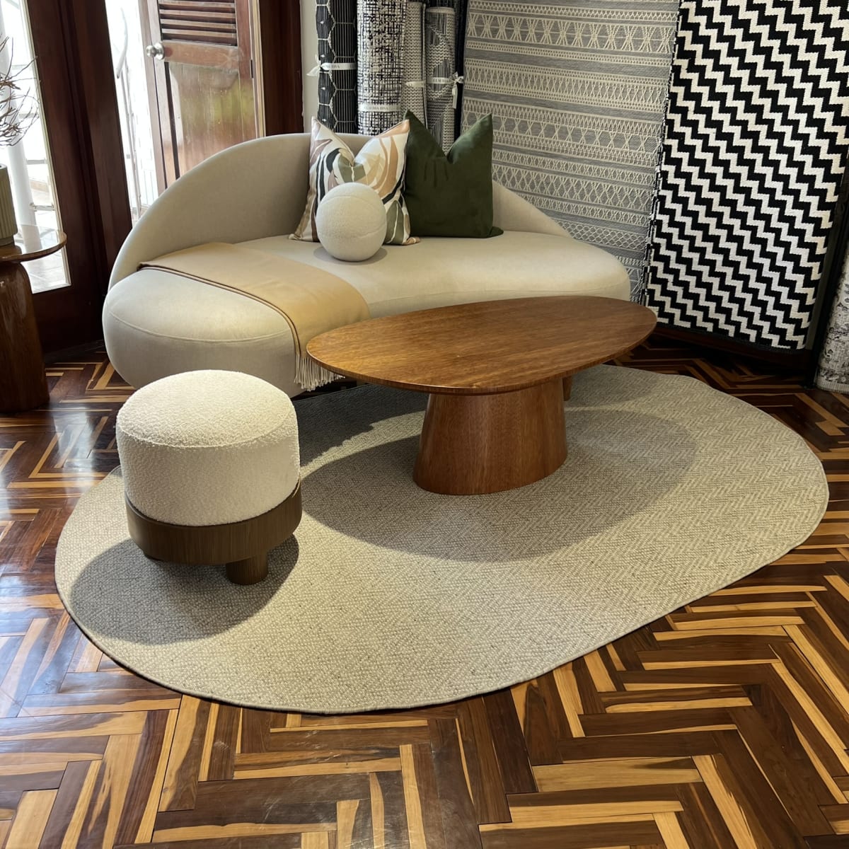 Alfombra Ovalada Riva Gris 230C1