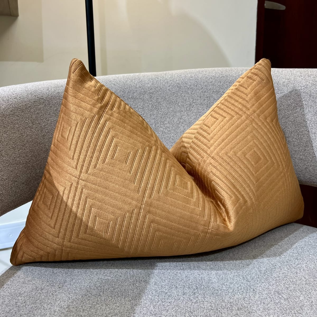 Funda de Cojín Geometric Ocre Rectangular4