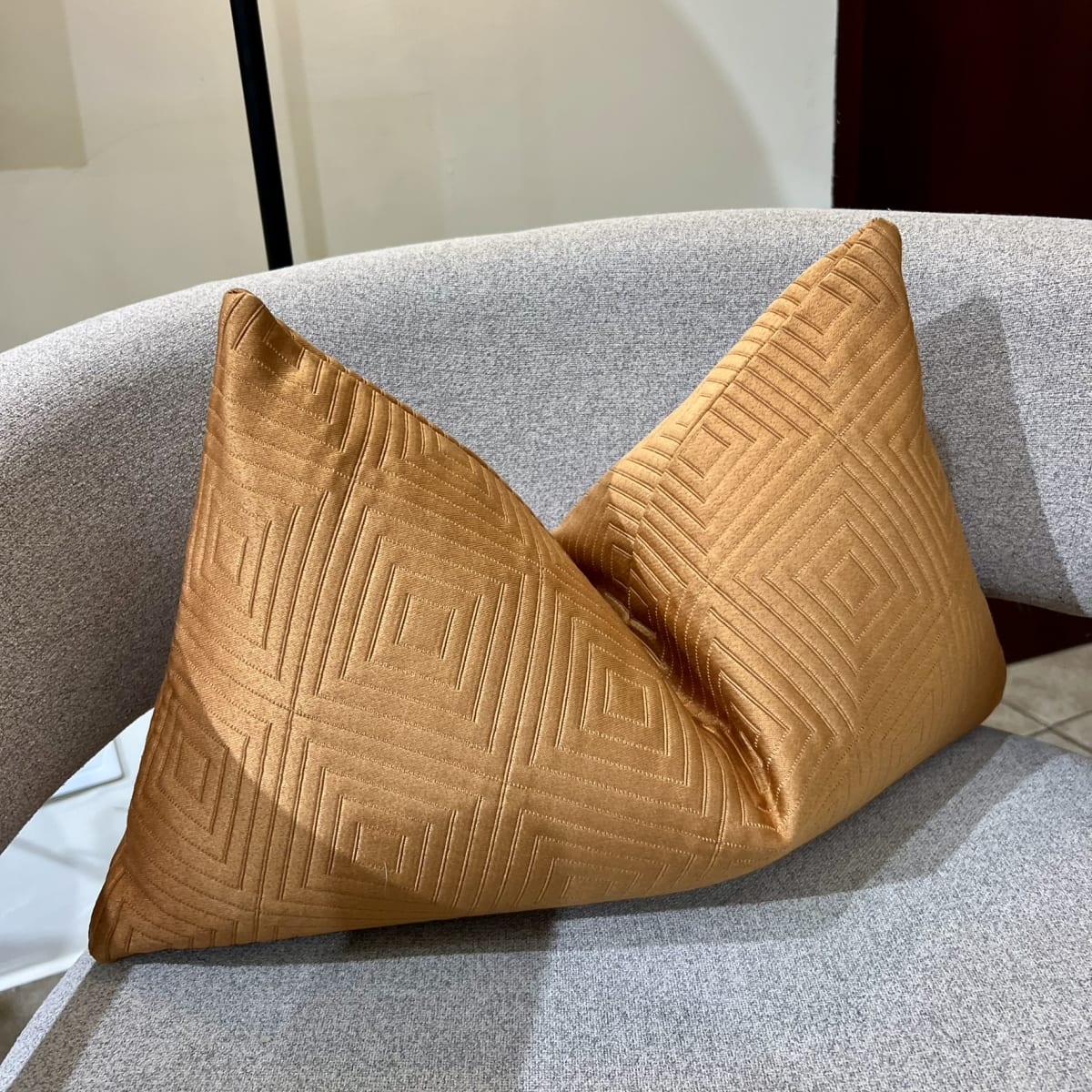 Funda de Cojín Geometric Ocre Rectangular5