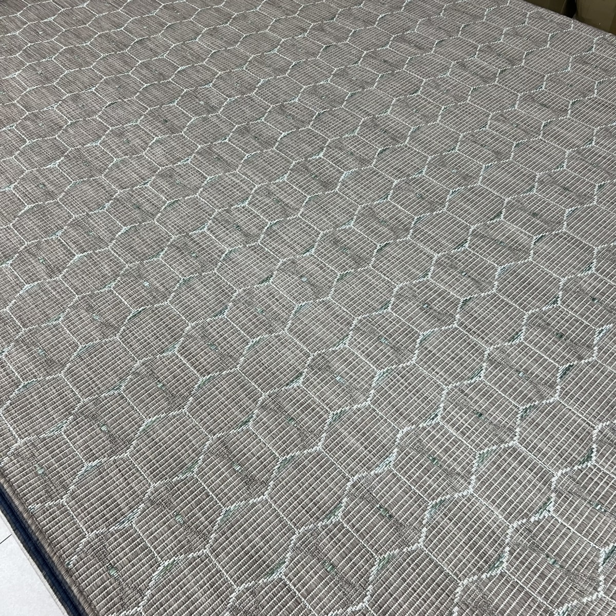 Alfombra Forest Green Hexagonal 2902