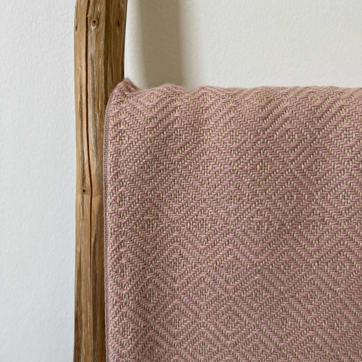 Manta Rombos RoseBrown2