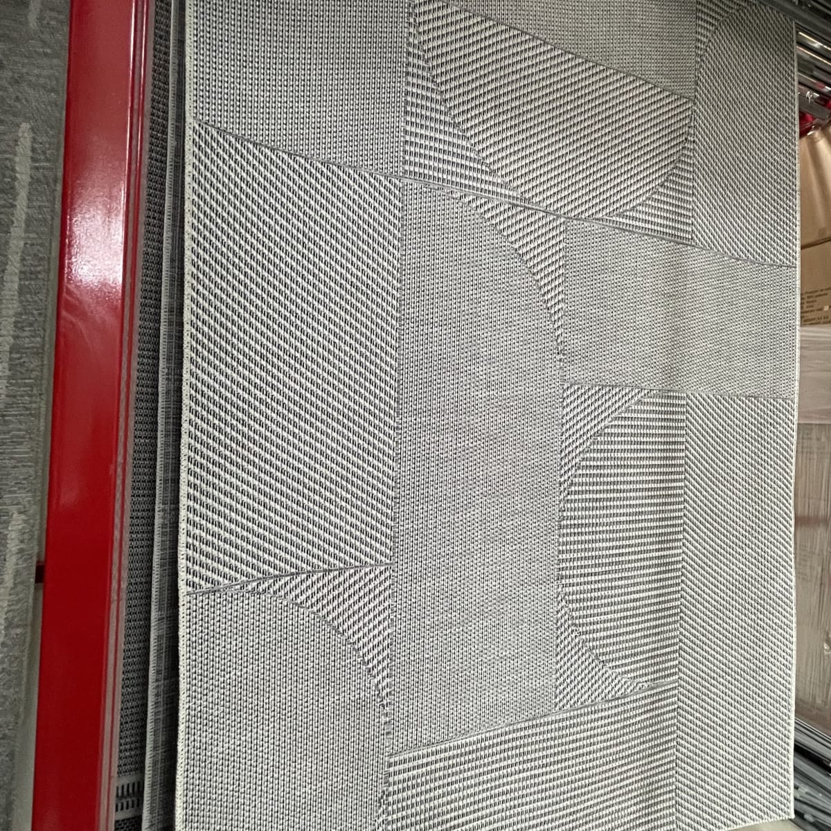 Alfombra Stich Cream Denim 2906