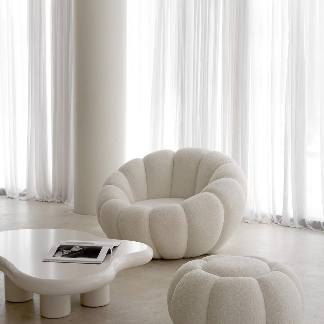 Butaca Borrego Blanco1