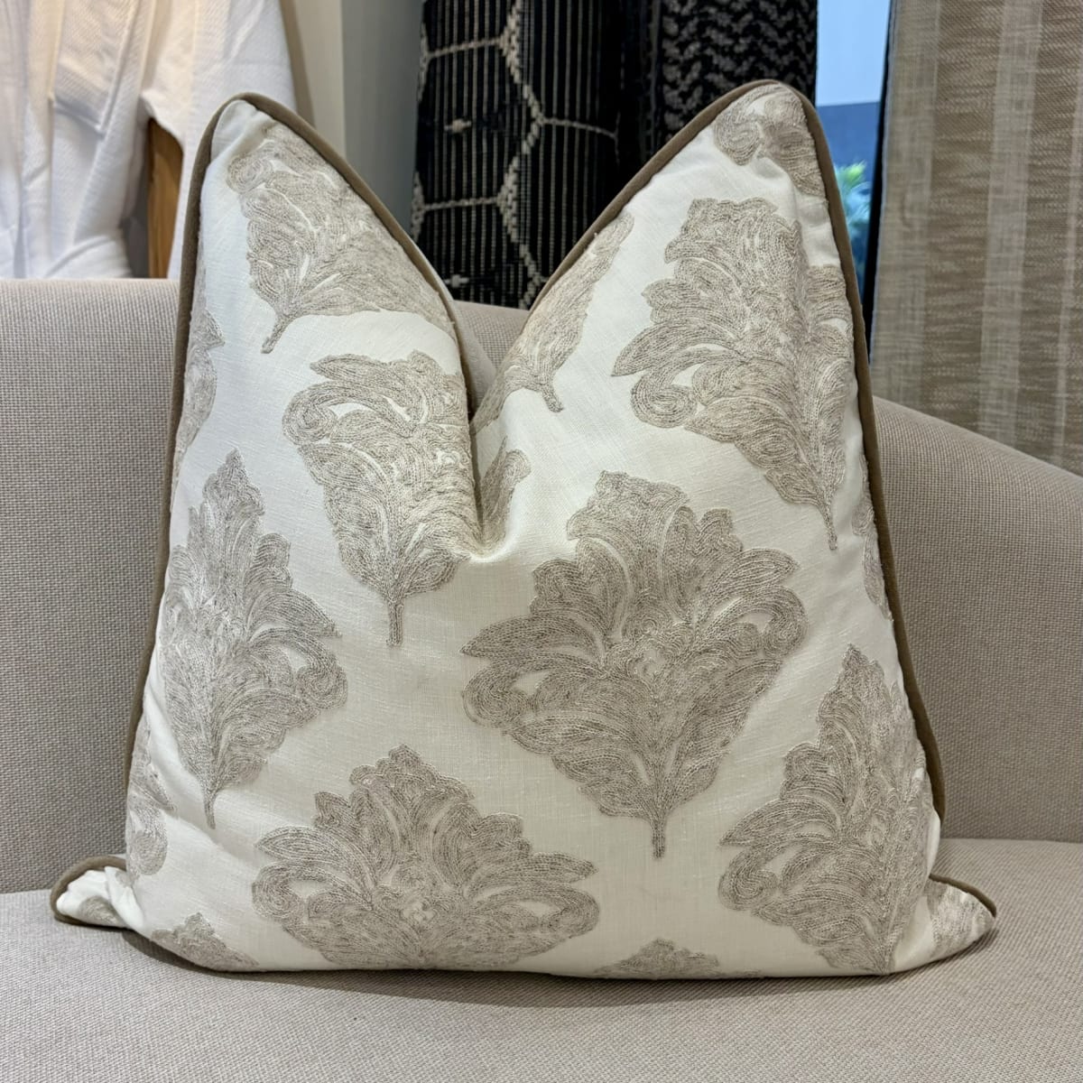 Funda de Cojín Medallón Perla5