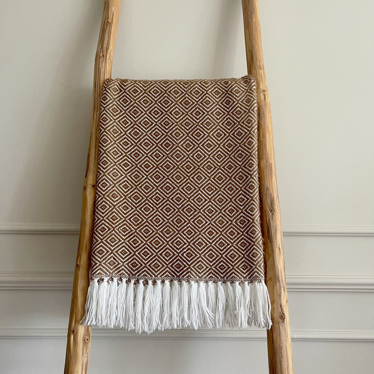 Manta Rombos Marrón2