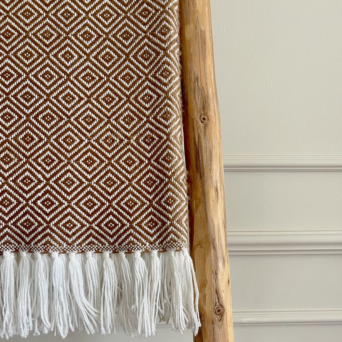 Manta Rombos Marrón3