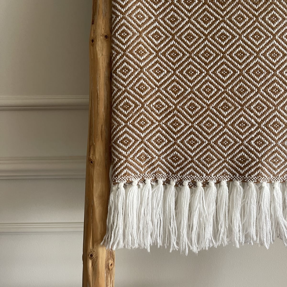 Manta Rombos Marrón4