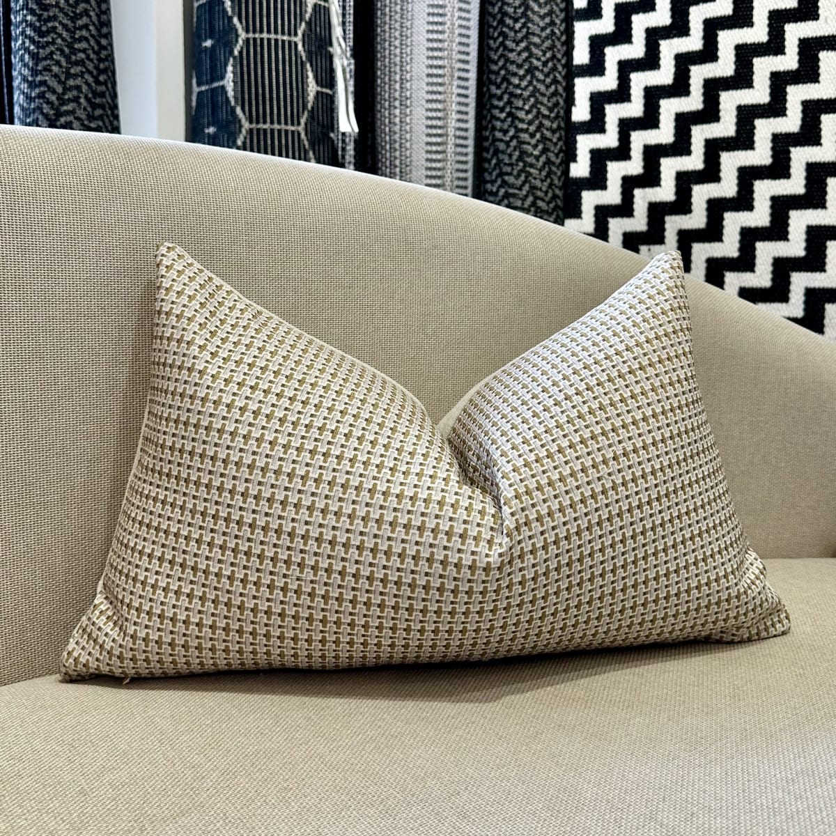 Funda de Cojín Elisa Pistacho Rectangular2