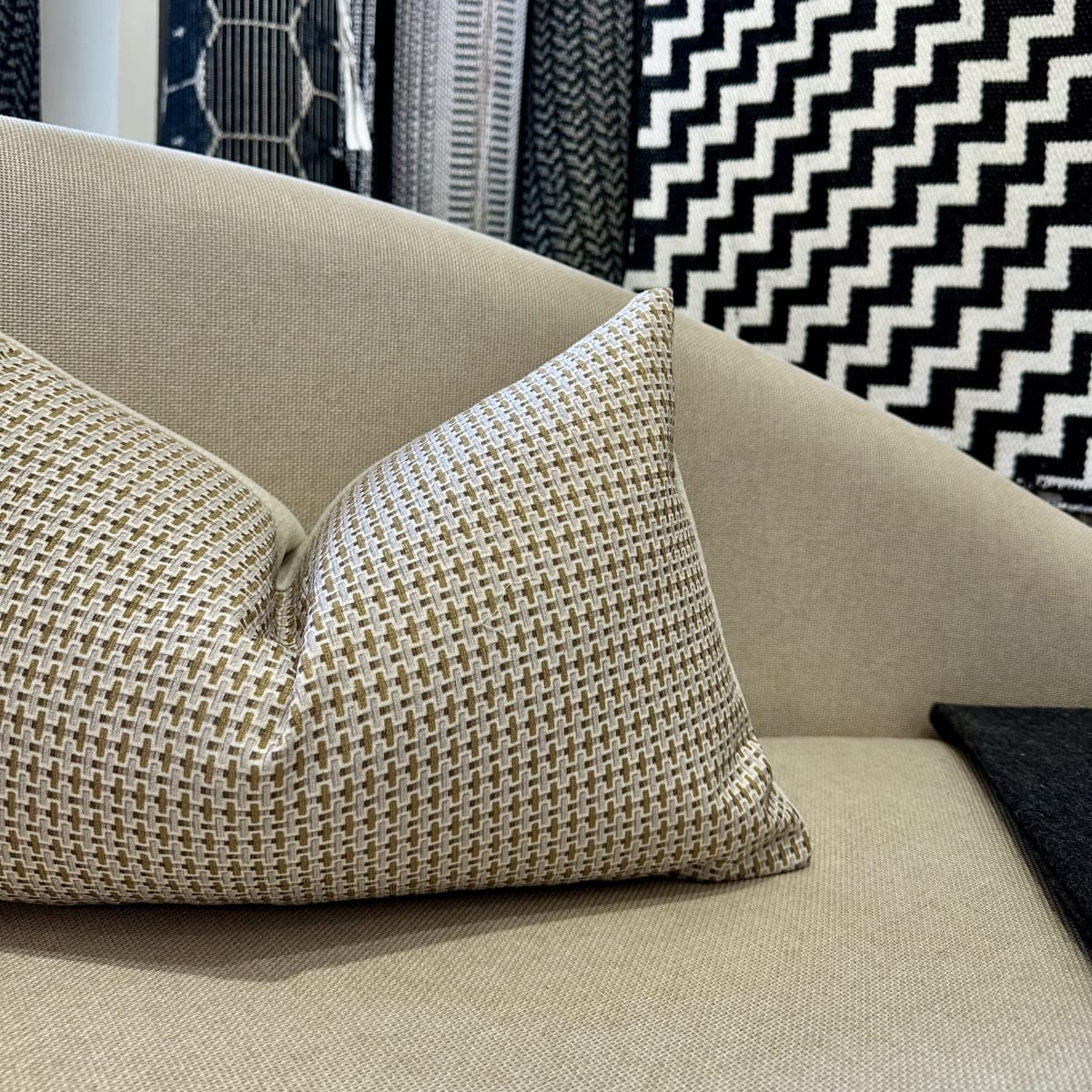 Funda de Cojín Elisa Pistacho Rectangular3