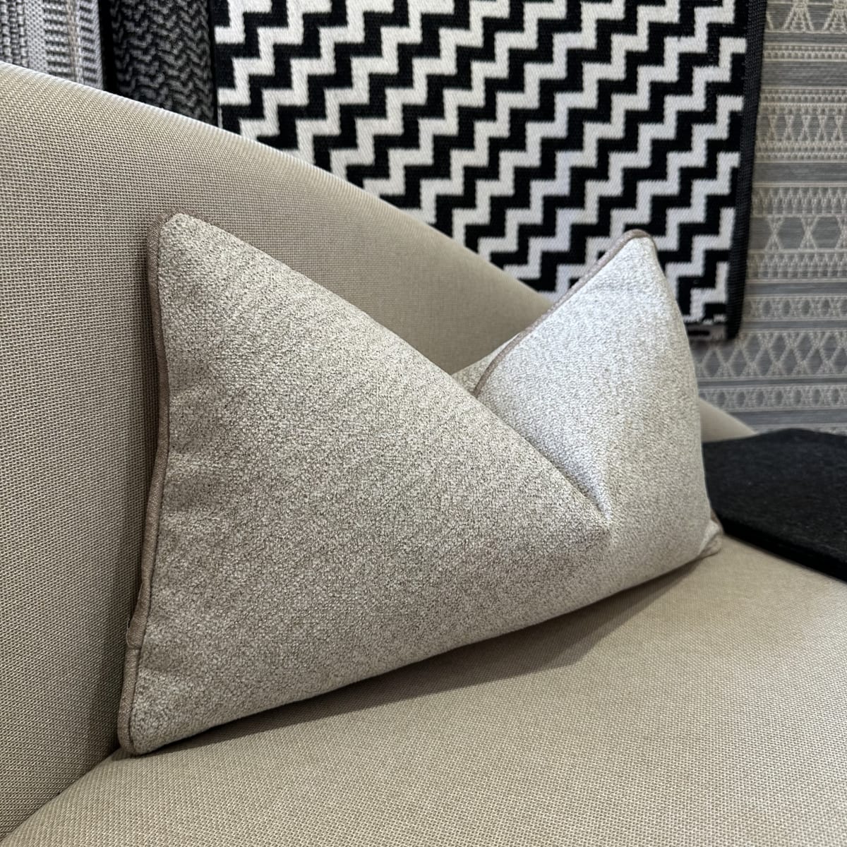 Funda de Cojín Jasper Grey Rectangular2