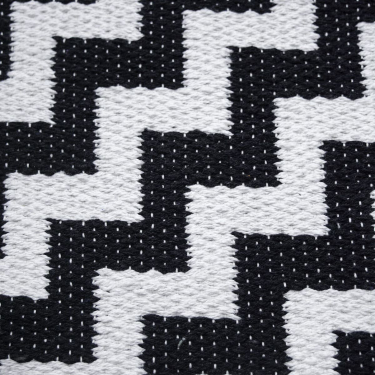 Alfombra ZigZag Black3