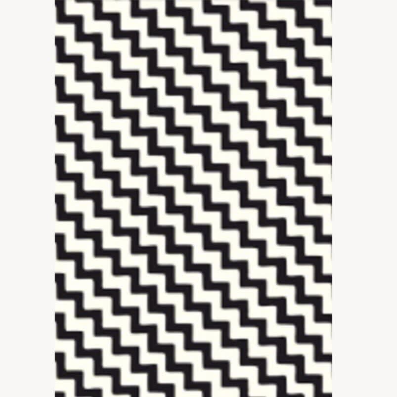 Alfombra ZigZag Black1
