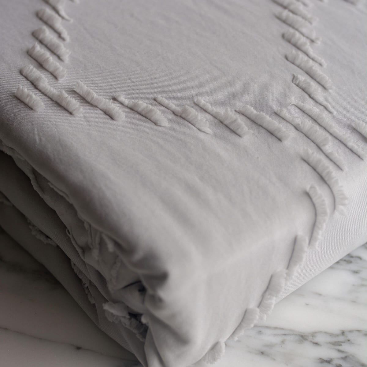 Funda Edredón Rombos Gris Plata4