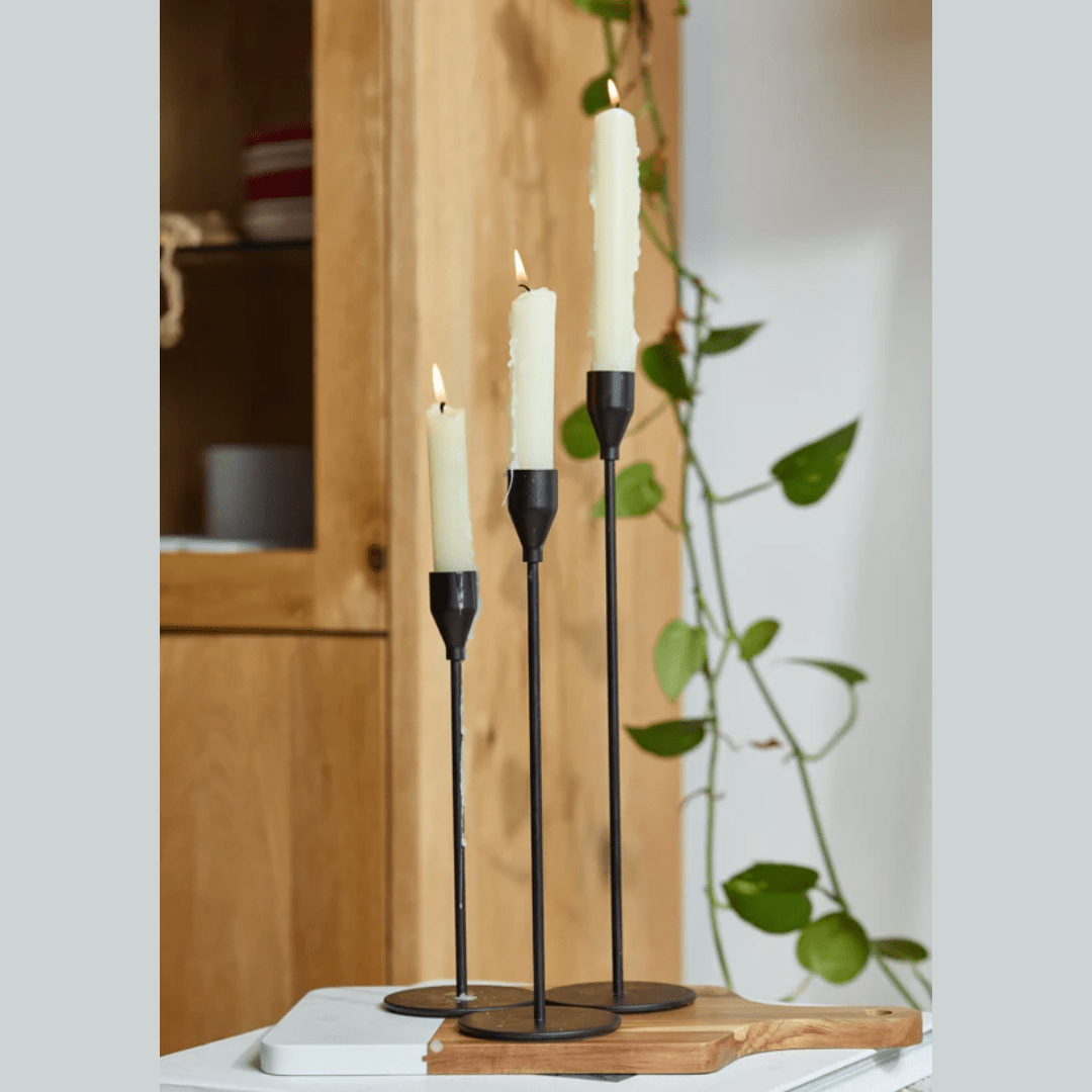 Set Candelabro Negro1