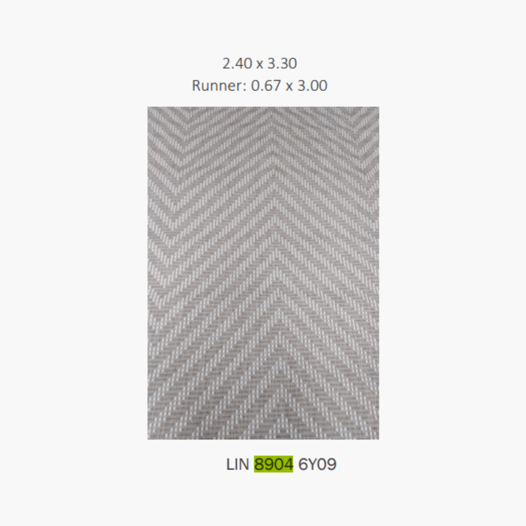 Alfombra ZigZag Bronce 3301